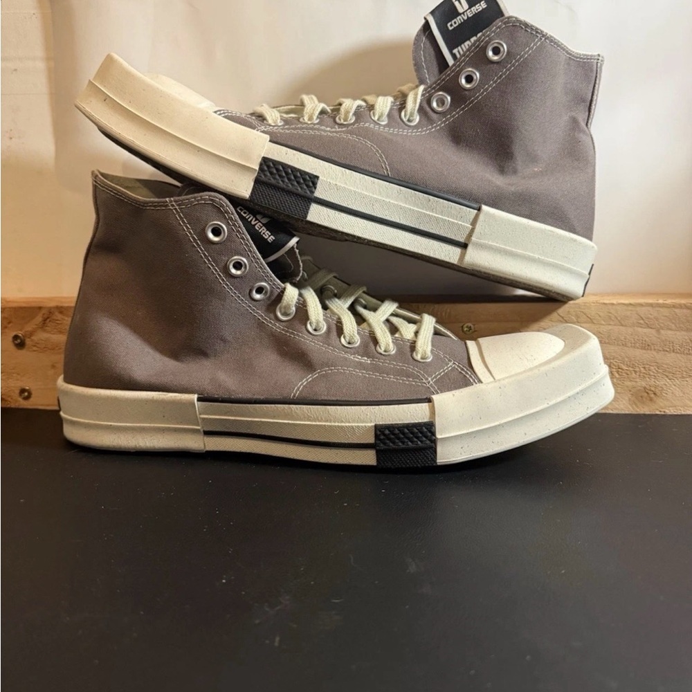 Rick Owens x Converse TURBODRK Chuck 70 Laceless 'Iron' 2023